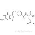 Νιτρικό άλας Ν- [4- [2- (2-αμινο-4,7-διϋδρο-4-οξο-1Η-πυρρολο [2,3-d] πυριμιδιν-5-υλο) αιθυλο] βενζοϋλο] CAS 137281-23-3
